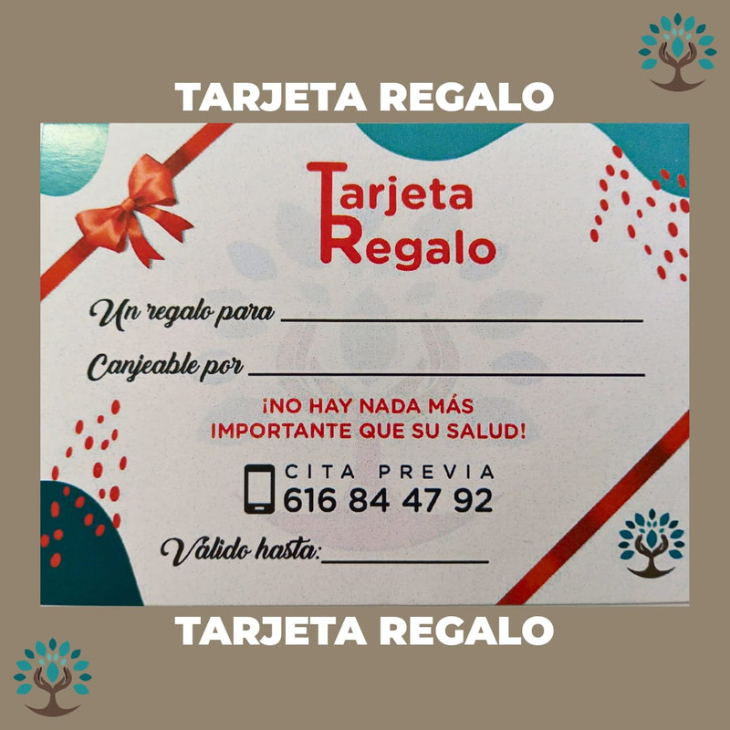 TARJETAS REGALO