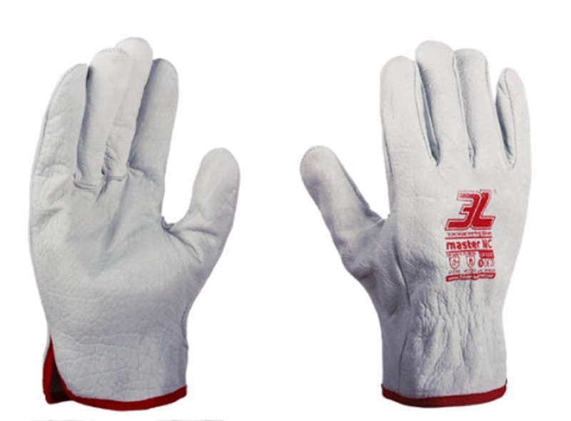 Guantes Cuero Blancos