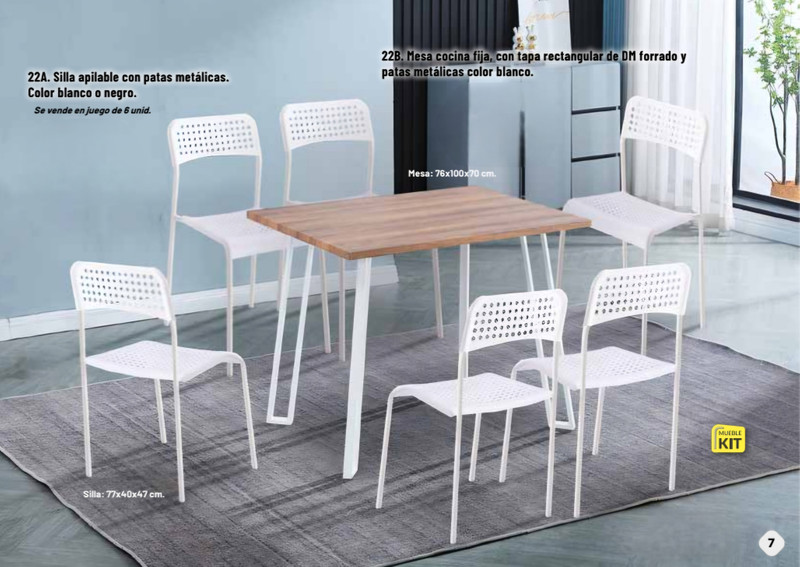 Conjunto Mesa+Sillas